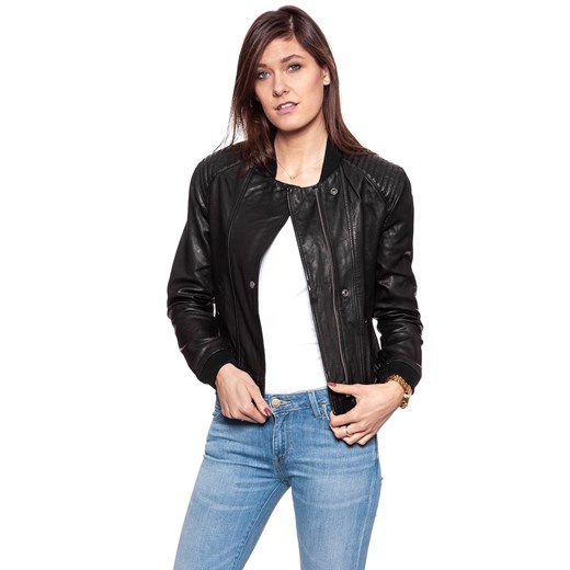DAMSKA KURTKA SKÓRZANE WRANGLER LEATHER JACKET BLACK W4134ZC01 112128768 ze sklepu YouNeedit.pl w kategorii Kurtki damskie - zdjęcie 180308581
