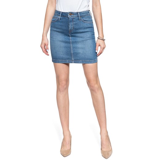 SPÓDNICA JEANSOWA LEE MID SKIRT SIMPLE FOCUS L38JLTZJ 112108227 ze sklepu YouNeedit.pl w kategorii Spódnice - zdjęcie 180308623