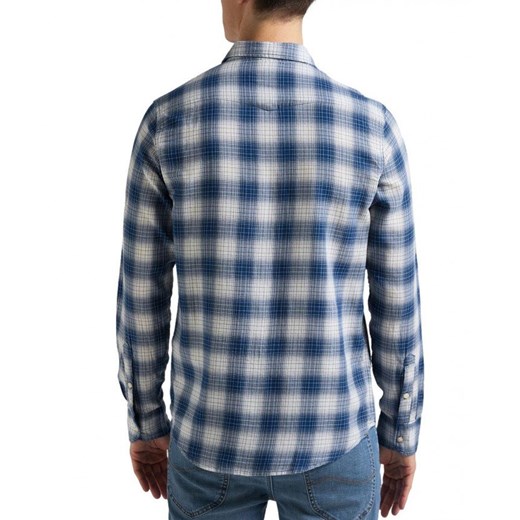 LEE CLEAN REG WESTERN MĘSKA KOSZULA W KRATĘ DŁUGI RĘKAW WASHED BLUE L66ROALR Lee XXL YouNeedit.pl