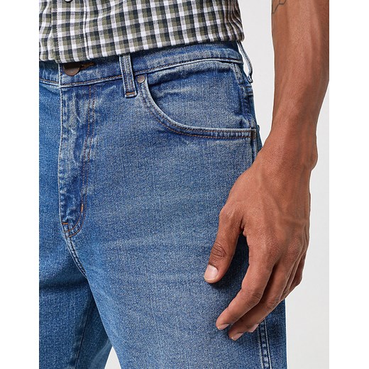 Spodenki męskie niebieskie Wrangler letnie