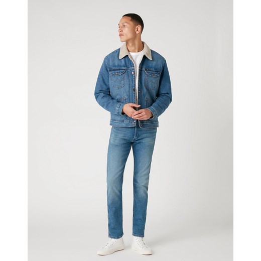 WRANGLER 124MJ SHERPA MĘSKA KURTKA JEANSOWA LOGO 3 YEARS W4MSUG10K 112129150 Wrangler M YouNeedit.pl