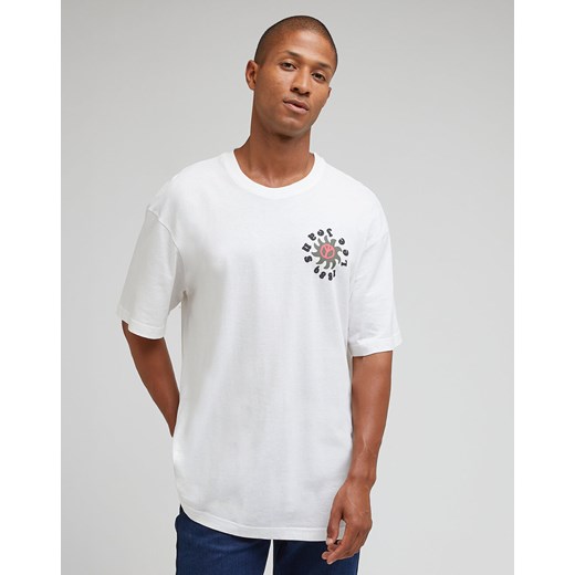 LEE LOOSE TEE MĘSKA KOSZULKA T-SHIRT LOGO ECRU 112341749 LL92016990 ze sklepu YouNeedit.pl w kategorii T-shirty męskie - zdjęcie 180309910