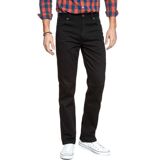 WRANGLER SPODNIE MĘSKIE REGULAR FIT BLACK W10I13M80 112125983 ze sklepu YouNeedit.pl w kategorii Jeansy męskie - zdjęcie 180310493