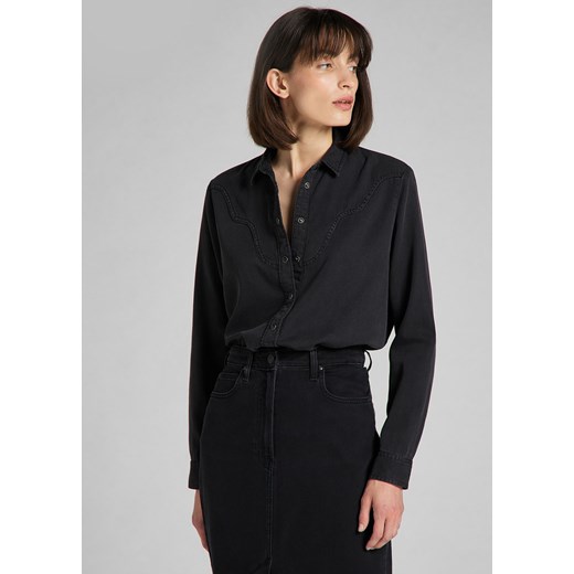 LEE WESTERN SHIRT DAMSKA KOSZULA DŁUGI RĘKAW BLACK L45DZH01 112140147 ze sklepu YouNeedit.pl w kategorii Koszule damskie - zdjęcie 180310650