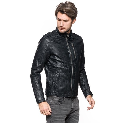 KURTKA SKÓRZANA TOM TAILOR LEATHER-LOOK BIKER JACKET 3721883.00.12 COL. 2578 ze sklepu YouNeedit.pl w kategorii Kurtki męskie - zdjęcie 180310722