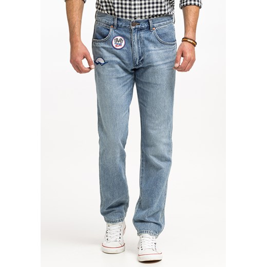 WRANGLER GREENSBORO MĘSKIE SPODNIE JEANSOWE JEANSY DŻINSY RACING INDIGO W15QBF22Y 112325874 ze sklepu YouNeedit.pl w kategorii Jeansy męskie - zdjęcie 180310921
