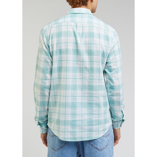 LEE BUTTON DOWN MĘSKA KOSZULA MATERIAŁOWA DUSTY JADE L880BA41 112330673 Lee M YouNeedit.pl