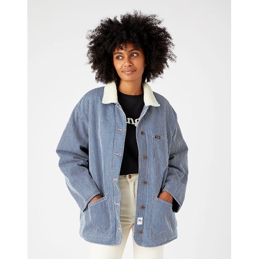 WRANGLER DUVET JACKET DAMSKA KURTKA PRZEJŚCIOWA W PASKI 112146068 ze sklepu YouNeedit.pl w kategorii Kurtki damskie - zdjęcie 180311621