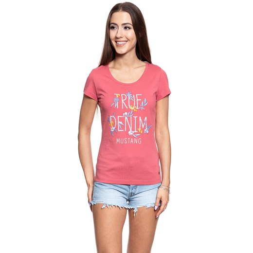 MUSTANG T SHIRT DAMSKI Alexia C Print 1009728 8271 ze sklepu YouNeedit.pl w kategorii Bluzki damskie - zdjęcie 180312233