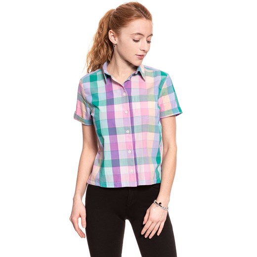 KOSZULA WRANGLER SS SHIRT SEA PINK W5235SHWF 112129338 ze sklepu YouNeedit.pl w kategorii Koszule damskie - zdjęcie 180312252