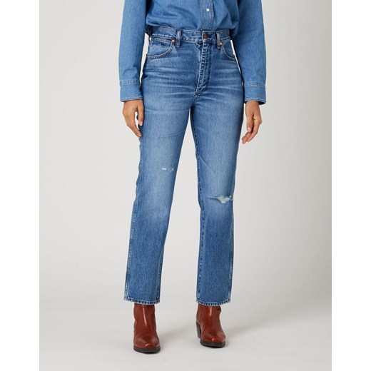 DAMSKIE SPODNIE JEANSOWE WRANGLER WILD WEST BLUEBELL W2H249332 112141312 ze sklepu YouNeedit.pl w kategorii Jeansy damskie - zdjęcie 180312730