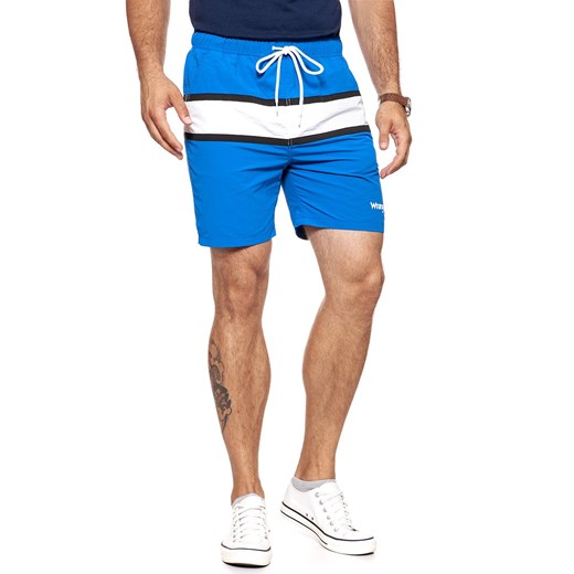 SPODENKI MĘSKIE WRANGLER SWIMSHORT TURKISH SEA W4B01WD86 112129083 ze sklepu YouNeedit.pl w kategorii Kąpielówki - zdjęcie 180312761
