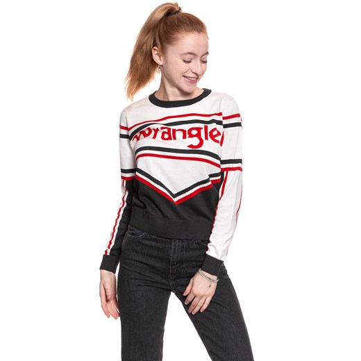 DAMSKI SWETER WRANGLER CHEER KNIT EGRET OFF WHITE W8112PWIO 112132230 ze sklepu YouNeedit.pl w kategorii Swetry damskie - zdjęcie 180313013