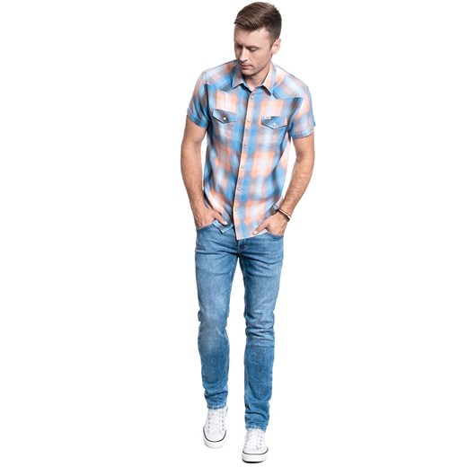 KOSZULA MĘSKA WRANGLER SS WESTERN SHIRT FADED BLACK W5J06DXV6 112130149 Wrangler M YouNeedit.pl