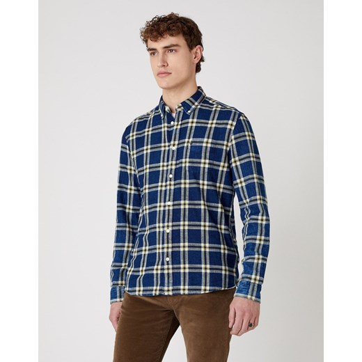 WRANGLER LS 1PKT BUTTON DOWN MĘSKA KOSZULA GOLDEN ROD W5A33TX1K 112130010 ze sklepu YouNeedit.pl w kategorii Koszule męskie - zdjęcie 180313634
