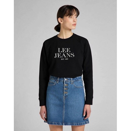 LEE CREW NECK SWS DAMSKA BLUZA BLACK L53ATX01 112140222 ze sklepu YouNeedit.pl w kategorii Bluzy damskie - zdjęcie 180313764