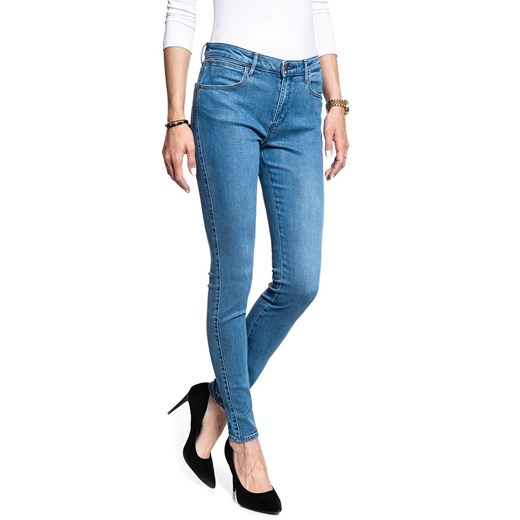 WRANGLER SKINNY DAMSKIE SPODNIE JEANSOWE SOFT WORN W28KJE12P 112128280 ze sklepu YouNeedit.pl w kategorii Jeansy damskie - zdjęcie 180314804