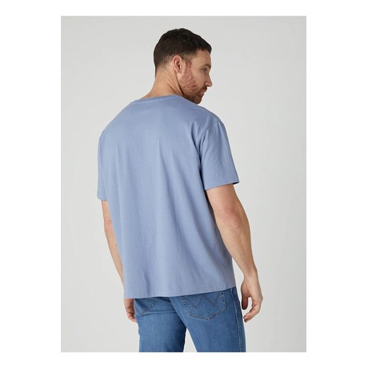WRANGLER SMALL BOX TEE MĘSKI T-SHIRT KOSZULKA NADURK LOGO STONE WASH W7C4EEX4Q Wrangler S YouNeedit.pl