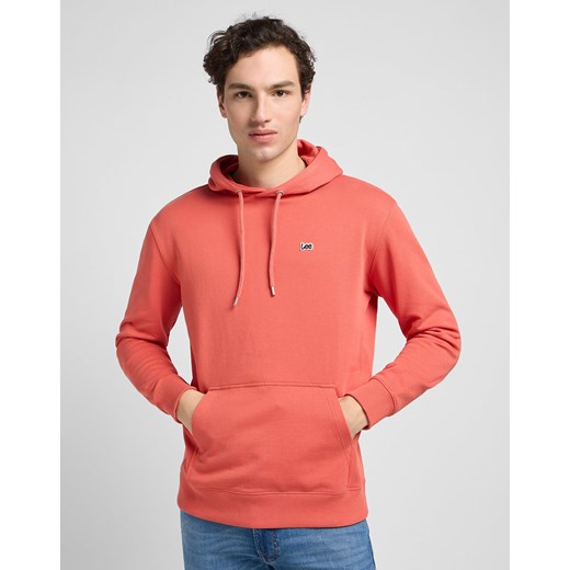 MĘSKA BLUZA Z KAPTUREM LEE PLAIN HOODIE POPPY 112353275 L80Y015640 ze sklepu YouNeedit.pl w kategorii Bluzy męskie - zdjęcie 180315054