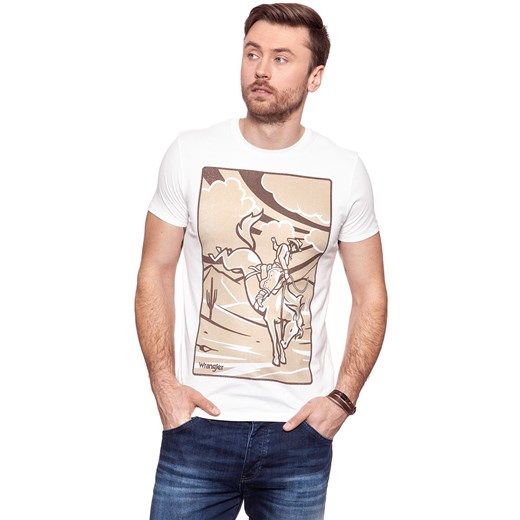 KOSZULKA WRANGLER WESTERN GRAPHIC TEE VINTAGE WHITE W7B94FK1Y 112131567 Wrangler S YouNeedit.pl