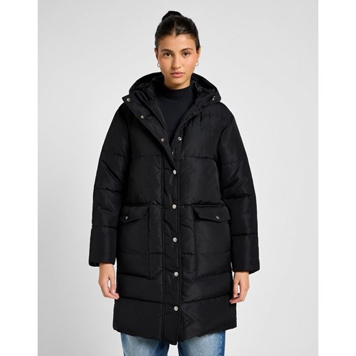 LEE DAMSKA KURTKA ZIMOWA LONG PUFFER JACKET UNIONALL BLACK 112355161 LI54008520 ze sklepu YouNeedit.pl w kategorii Kurtki damskie - zdjęcie 180315554