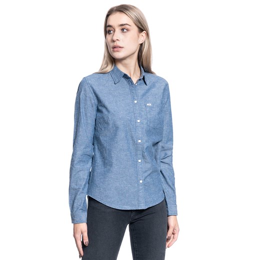 KOSZULA DAMSKA LEE REGURAL SHIRT WASHED BLUE L46AHWLR 112110735 ze sklepu YouNeedit.pl w kategorii Koszule damskie - zdjęcie 180315572