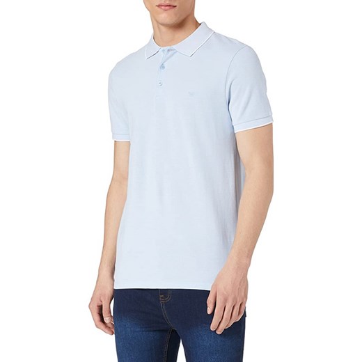 MĘSKI T-SHIRT WRANGLER SS REFINED POLO CERULEAN BLUE W7MDK5XVT 112131917 ze sklepu YouNeedit.pl w kategorii T-shirty męskie - zdjęcie 180315741