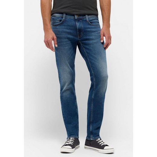 Męskie Spodnie Jeansowe MUSTANG Oregon Slim Denim Blue 1015865 5000 703 ze sklepu YouNeedit.pl w kategorii Jeansy męskie - zdjęcie 180315770