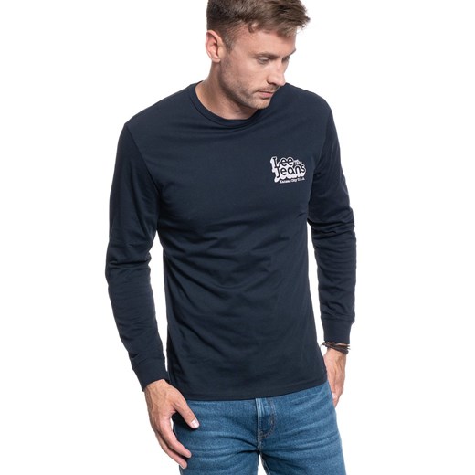 MĘSKA KOSZULKA LONGSLEVE LEE LS 70S LOGO TEE SKY CAPTAIN L62OFQHY 112114758 ze sklepu YouNeedit.pl w kategorii T-shirty męskie - zdjęcie 180316154