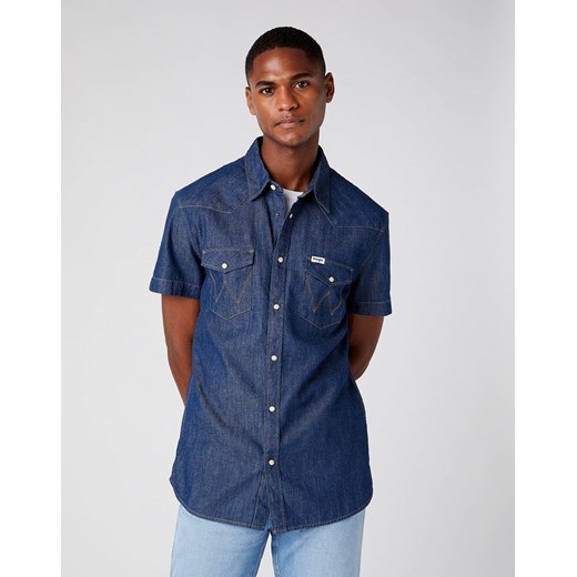 WRANGLER SS WESTERN SHIRT MĘSKA KOSZULA JEANSOWA SPOTLITE W5J05K38N 112146126 ze sklepu YouNeedit.pl w kategorii Koszule męskie - zdjęcie 180316752