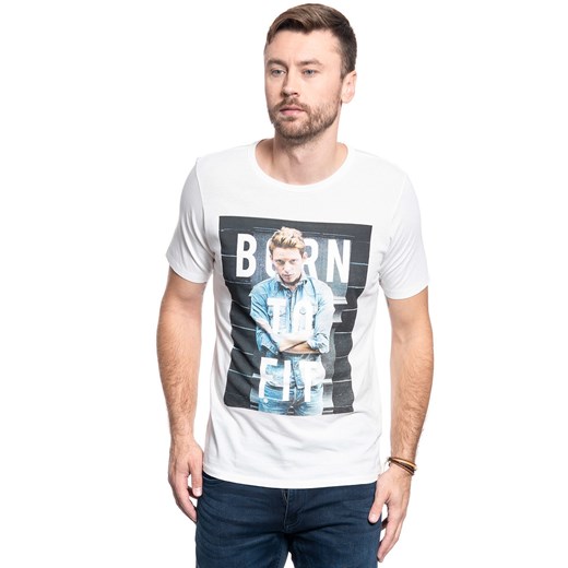 LEE T SHIRT PHOTO TEE WHITE CANVAS L60QEPRR ze sklepu YouNeedit.pl w kategorii T-shirty męskie - zdjęcie 180316794
