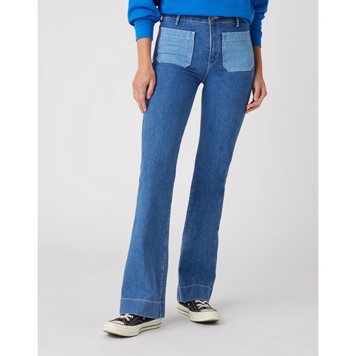 SPODNIE DAMSKIE WRANGLER FLARE DANCING QUEEN W233ZU312 112127862 ze sklepu YouNeedit.pl w kategorii Jeansy damskie - zdjęcie 180317161