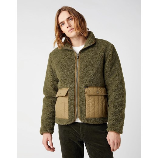 MĘSKA KURTKA PRZEJŚCIOWA WRANGLER WESTERN LINER IVY GREEN W4F4YAXIX 112141369 ze sklepu YouNeedit.pl w kategorii Kurtki męskie - zdjęcie 180317564