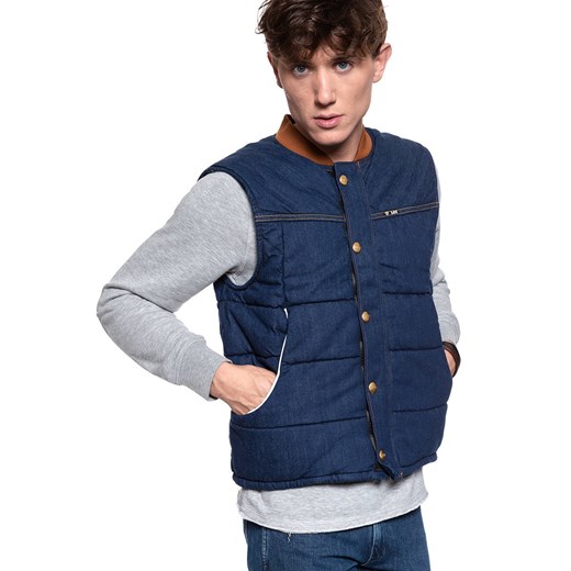 MĘSKI BEZRĘKAWNIK LEE PADDED VEST RINSE L87MGT36 112122932 ze sklepu YouNeedit.pl w kategorii Kamizelki męskie - zdjęcie 180317661