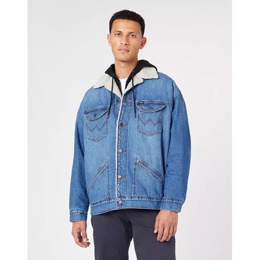 WRANGLER OVERSIZED SHERPA MĘSKA KURTKA JEANSOWA NEW FAVORITE W478LH21Y 112323627 ze sklepu YouNeedit.pl w kategorii Kurtki męskie - zdjęcie 180317960