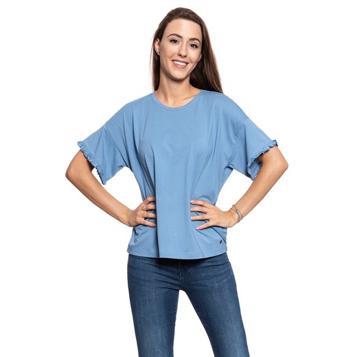 MUSTANG T SHIRT DAMSKI Alina C Ruffle 1009446 5407 ze sklepu YouNeedit.pl w kategorii Bluzki damskie - zdjęcie 180318564