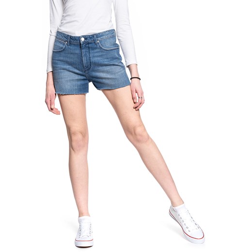DAMSKIE SHORTY JEANSOWE WRANGLER BOYFRIEND SHORT WORN BLUE W22KKN079 112127818 ze sklepu YouNeedit.pl w kategorii Szorty - zdjęcie 180319180