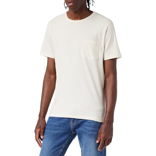 LEE SUSTAINABLE TEE REGULAR FIT MĘSKI T-SHIRT LOGO ECRU MELE L65UEC48 112116193 ze sklepu YouNeedit.pl w kategorii T-shirty męskie - zdjęcie 180319463