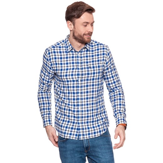 KOSZULA WRANGLER L/S 1PKT SHIRT KOSZULA WRANGLER BLUE W5760ML05 ze sklepu YouNeedit.pl w kategorii Koszule męskie - zdjęcie 180319811