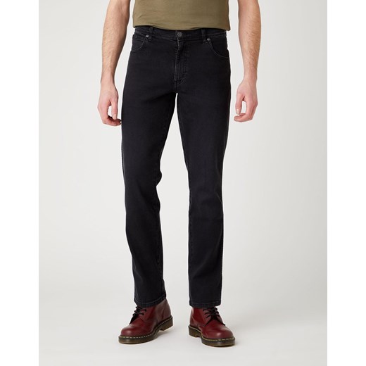 WRANGLER TEXAS SLIM BLACK CROW W12SHP363 ze sklepu YouNeedit.pl w kategorii Jeansy męskie - zdjęcie 180320293