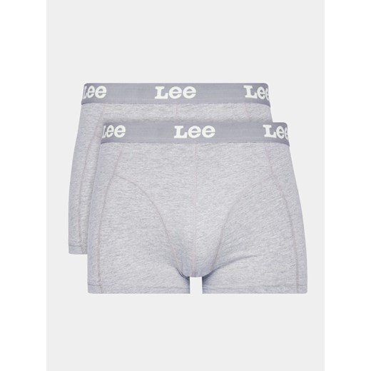LEE 2-PACK TRUNK DWUPAK MĘSKIE BOKSERKI MAJTKI LOGO GREY LP03CKMP 112330509 ze sklepu YouNeedit.pl w kategorii Majtki męskie - zdjęcie 180320694