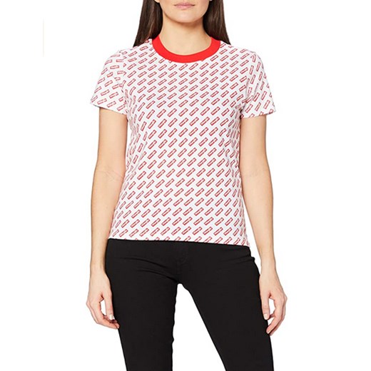 DAMSKI T-SHIRT WRANGLER SS AOP TEE FLAME RED W7ZD-D3-R06 112132197 ze sklepu YouNeedit.pl w kategorii Bluzki damskie - zdjęcie 180320774