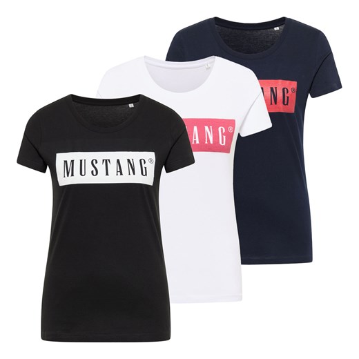 3PAK MUSTANG Alina C Logo Tee Damski T-shirt Koszulka 1013220 ze sklepu YouNeedit.pl w kategorii Bluzki damskie - zdjęcie 180321541