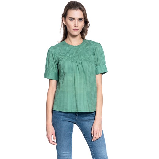 DAMSKA BLUZKA MUSTANG ELSA CROCHET BLOUSE 1009478 6318 ze sklepu YouNeedit.pl w kategorii Bluzki damskie - zdjęcie 180321672