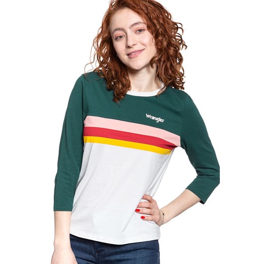 WRANGLER RAINBOW TEE CLOUD BLUE W7P5GHB03 112132063 ze sklepu YouNeedit.pl w kategorii Bluzki damskie - zdjęcie 180321734