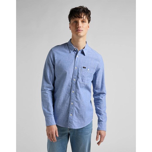 LEE LEESURE SHIRT MĘSKA KOSZULA BLUE UNION L66NORUF 112145386 ze sklepu YouNeedit.pl w kategorii Koszule męskie - zdjęcie 180321741
