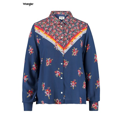 WRANGLER COMBI SHIRT DAMSKA KOSZULA MATERIAŁOWA BLUE DEPTHS W5N7TIXJY 112130267 ze sklepu YouNeedit.pl w kategorii Koszule damskie - zdjęcie 180321840
