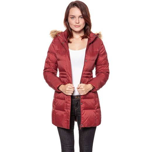 DAMSKA KURTKA ZIMOWA WRANGLER LONG PUFFER SYRAH RED W4105V5S6 ze sklepu YouNeedit.pl w kategorii Kurtki damskie - zdjęcie 180322062