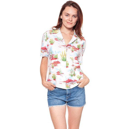KOSZULA WRANGLER CUBAN SHIRT WHITE W5247SE12 112129389 ze sklepu YouNeedit.pl w kategorii Koszule damskie - zdjęcie 180322081