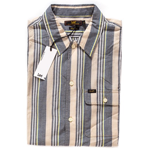 KOSZULA MĘSKA LEE SS BUTTON DOWN VARIATION SKY CAPTAIN L66LUGHY 112116566 ze sklepu YouNeedit.pl w kategorii Koszule męskie - zdjęcie 180322380